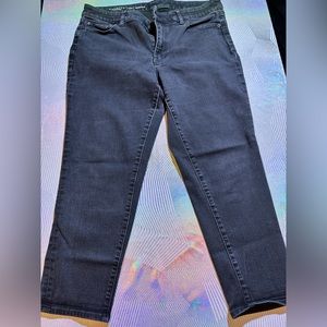 TALBOTS jeans, black girlfriend, size 12P